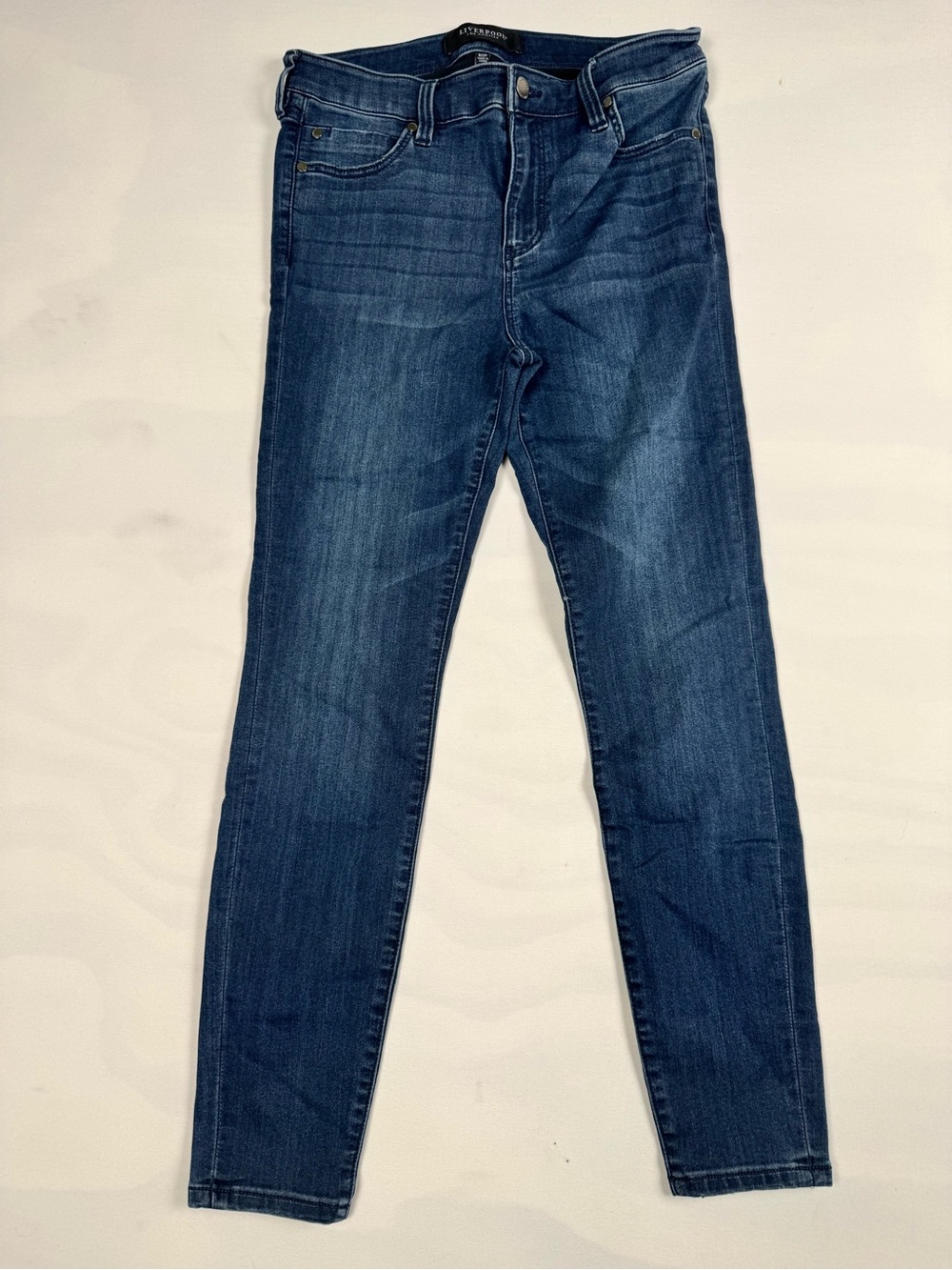 Liverpool Los Angeles High-Rise Dark Blue Skinny Jeans Women’s 8/29